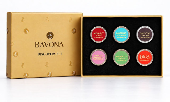Bavona Discovery Set Box 1 with six perfume butters