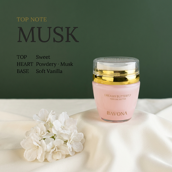 Bavona Dreamy Butterfly perfume butter — Musk signature note