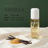 Bavona Vanilla Bourbon mist — Vanilla signature note